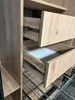 Set 2 šuplíků do skříní o hloubce 45 cm UNIS - černá Náhled obrázku produktu 2