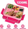 Brotdose Kinder mit Fächern Auslaufsicher Lunchbox Kinder Produktbild-Vorschau 2
