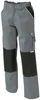 A pair of gray and black work pants shown against a white background. Produktbild-Vorschau