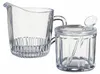HOWHOMELY | Zuckerdose - Milchkanne - 3er Set - aus Glas - Produktbild-Vorschau 1