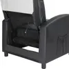 A close-up view of the interior mechanism and upholstery of a recliner chair. Podgląd zdjęcia produktu