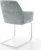 DELIFE Freischwinger Pejo-Flex Chenille Pastellblau Produktbild-Vorschau 5