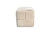 A beige cord pouf is shown against a white background. Produktbild-Vorschau