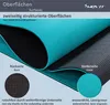 MOVIT XXL TPE Pilates Gymnastikmatte Yogamatte, 190x60x0,6 Produktbild-Vorschau 5