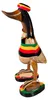 Tokoindah Holzente Rasta 25 cm mit Dreadlocks, Deko & Produktbild-Vorschau 1