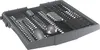 A dishwasher cutlery basket filled with cutlery. Voir les images du produit
