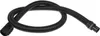 A black, flexible, corrugated hose is coiled on a white background. Produktbild-Vorschau