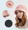 Damen Wollmütze(Schwarz) Winter Mütze Warme Strickmütze Produktbild-Vorschau 5