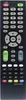 A black remote control with various buttons. Podgląd zdjęcia produktu
