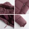 ASKSA Damen Daunenjacke Kurz Wintermantel Langarm Warm Produktbild-Vorschau 3