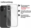 A product image showing a phone case and a phone, with accompanying text describing the product's features and delivery information. Produktbild-Vorschau