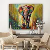 MuchoWow® - Leinwandbilder - Elefant - Kunst - Malerei - Produktbild-Vorschau 7