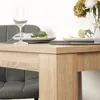 Homestyle4u Essgruppe mit 2 Stühlen Natur Esstisch 80x80 cm Produktbild-Vorschau 6