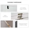Close-up shots of hardware features on a white product. Voir les images du produit