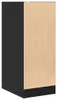 vidaXL Apothekerschrank Schwarz 30x41x77,5 cm Holzwerkstoff Produktbild-Vorschau 6