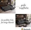 Ecksofa Parys L-form Polsterecke mit Cord-Bezug mit Produktbild-Vorschau 5