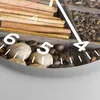 Wanduhr - Rund - Glasuhr - Zimt Vanille Kaffee Getreide - Produktbild-Vorschau 5