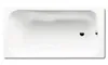 A top-down view of a white bathtub on a white background. Anteprima dell’immagine prodotto