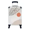 MuchoWow® Koffer Handgepäck Trolley Rollkoffer Kleine Produktbild-Vorschau 1