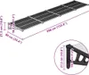 vidaXL Dveřní stříška černá a průhledná 396x90 cm Náhled obrázku produktu 6