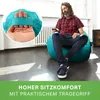 Green Bean® Sitzsack mit Rückenlehne "Cozy" 80x70x90cm - Produktbild-Vorschau 6