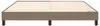 vidaXL Boxspringbettgestell Taupe 160x200 cm Stoff Produktbild-Vorschau 4