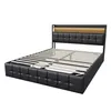 INONEFT Polsterbett Boxspringbett 140x200 cm mit LED & Produktbild-Vorschau 12