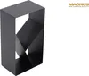 A black metal firewood rack with a geometric design, shown against a white background. The brand logo 'MAGNUS' is visible in the top right corner. Anteprima dell’immagine prodotto