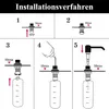 OKWISH Seifenspender 500ml,Edelstahl Pumpkopf Produktbild-Vorschau 8