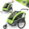 KESSER® Kinderanhänger Fahrradanhänger Sport-RX 2 in 1 Produktbild-Vorschau 1