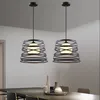 1-teilige Pendelleuchte, schwarze Spiralküche Inselleuchte, Produktbild-Vorschau 3