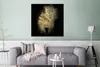 MuchoWow® Poster Goldpulver auf schwarzem Hintergrund 75x75 Produktbild-Vorschau 5