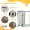 PawHut – ohrada pro psy, 91 cm, ochranná dřevěná ohrada, Náhled obrázku produktu 6