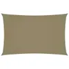 vidaXL Voile d'ombrage Oxford Rectangulaire 2x5 m Beige Voir les images du produit 16