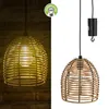 LED Rattan Lampe batteriebetrieben 16x18x16cm warmweiß Produktbild-Vorschau 5