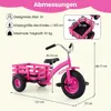 COSTWAY Kinder Dreirad, Kinderfahrrad bis 91 kg mit Produktbild-Vorschau 3