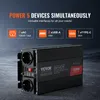 Měnič VEVOR se sinusovým průběhem, 1500 W DC 12 V AC 230 V Náhled obrázku produktu 11