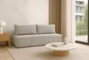 Sofello Kleines Sofa mit Schlaffunktion LUNO hellgrau – Produktbild-Vorschau 1