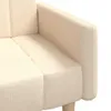 vidaXL Divano letto 2 posti in tessuto crema Anteprima dell’immagine prodotto 9