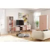 NATURA Bibliothèque 180cm Rose Pastel Scandi Boho Dos 18mm Voir les images du produit 4