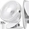 Kabelloser Mini Tischventilator Mit Akku 1200 mAh – USB, Produktbild-Vorschau 1
