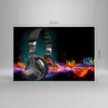 Bilder auf glas - Feuer Audio Kopfhörer - 120x80cm - Produktbild-Vorschau 3