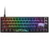 A top-down view of a compact mechanical keyboard with RGB backlighting. Produktbild-Vorschau