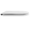 A white toilet seat lid is shown from the side against a white background. Anteprima dell’immagine prodotto