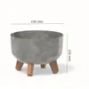 A 3D rendering of a planter pot with dimensions indicated. Náhľad obrázku produktu
