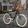 Milord Komfort Fahrrad Mit Weidenkorb Damenfahrrad, 28 Produktbild-Vorschau 6
