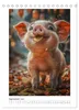 Schwein gehabt (Tischkalender 2027 DIN A5 hoch), CALVENDO Produktbild-Vorschau 11