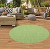 In & Outdoor Tapis Sisal Terrasse Cuisine Unidesign en vert Voir les images du produit 3
