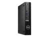 A black Dell OptiPlex 5000 MFF computer is shown against a white background. Podgląd zdjęcia produktu