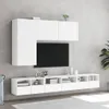 vidaXL Armoire TV murale blanc 100x30x41 cm Voir les images du produit 12